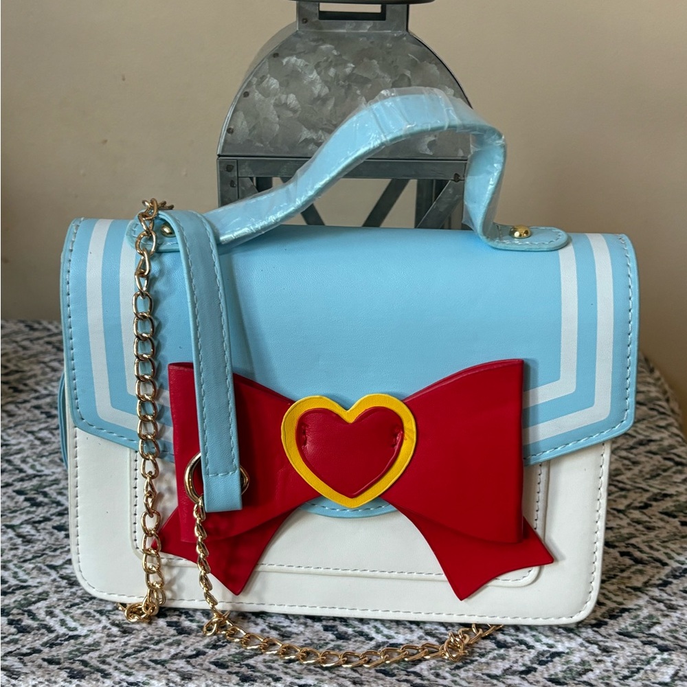 Sailor Moon Bow Decor Crossbody Bag